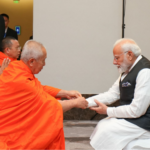 Modi reached communist country Laos, Buddhist monks welcomed him; watched Ramayana; said in ASEAN summit- we are peace loving country, 21st century is ours