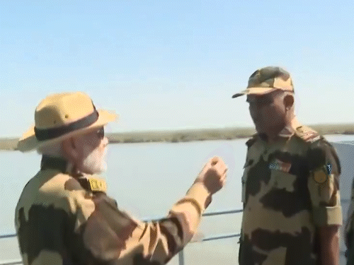 Modi celebrated Deepawali among soldiers for the 11th time: Reached Kutch in Gujarat; visited Jammu-Kashmir maximum 4 times, Himachal 2 times