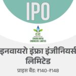 Enviro Infra Engineers IPO will open on November 22: Bids can be made till November 26, minimum investment is ?14,948