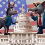 What is the fight between elephant and donkey in US election: Close competition between Trump and Kamala in 7 states, if they win here then becoming President is certain