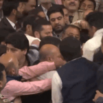 Fight between MLAs over 370 in Jammu and Kashmir Assembly: 3 BJP MLAs injured, marshals took them out; Speaker said- this is not a fish market