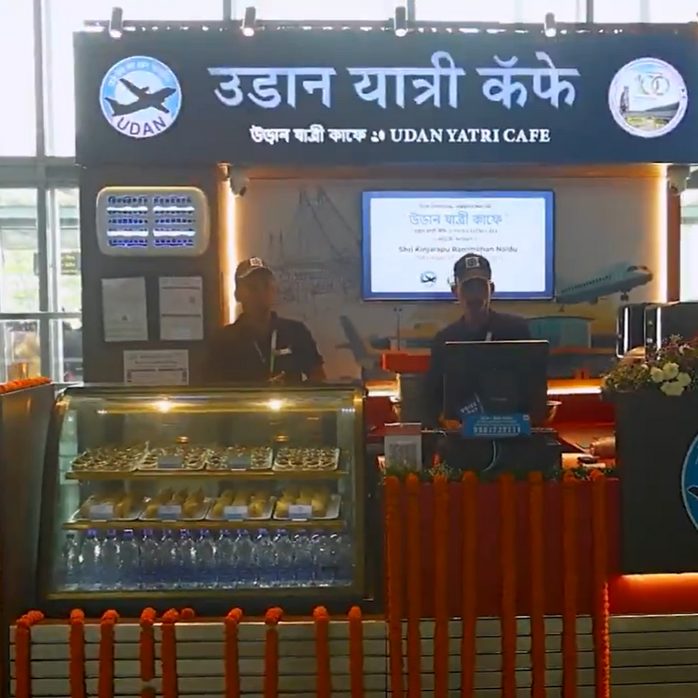 Flight passenger cafe started at Kolkata airport: Tea for ?10 and coffee-samosa for ?20; AAP MP Raghav Chadha had suggested this in Parliament