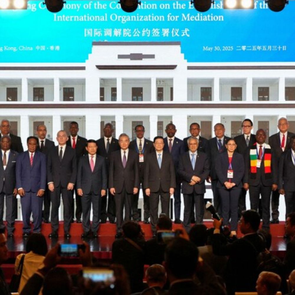 China formed a new organization to resolve international disputes: It is being considered as an alternative to the International Court; 33 countries including PAK and Cuba became members