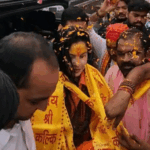 Actress Mamta Kulkarni said- I saw Kalki avatar in Samadhi: Reached Sambhal in a car worth one and a half crore; Rudraksha beads around the neck