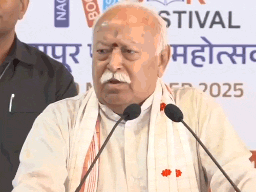 Bhagwat said, “India’s nature is not conflict but brotherhood.” India’s concept of nationalism is completely different from Western thinking; they do not understand nationhood.