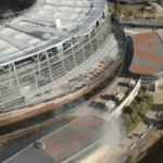 Fire breaks out at Optus Stadium in Perth: A Big Bash League match was underway; no one was injured.