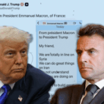 Macron’s response to the leak of Trump’s messages: “Respect is essential in relationships, some leaders appear to be moving backwards instead of forward.”